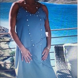 NWT Dusty Blue-Gray MOST Lovely Dress